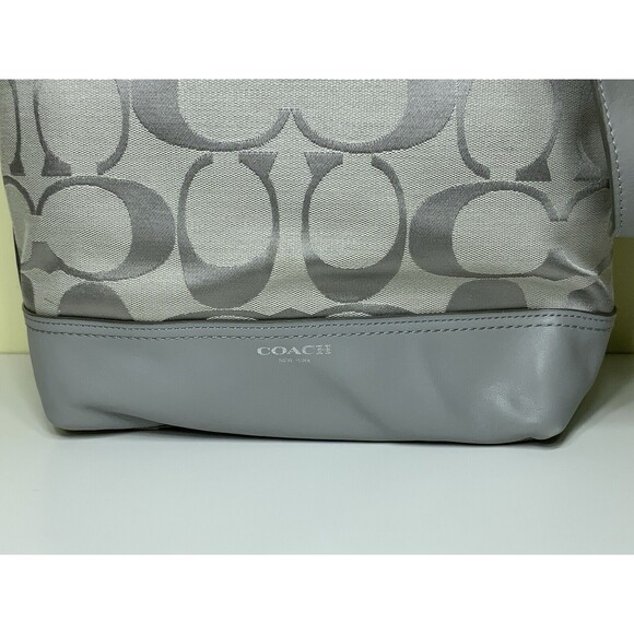 Coach Legacy Signature Crossbody Shoulder Bag Gray G1271-21149 - Picture 4 of 15